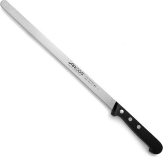 Arcos Cuchillo jamonero de acero inoxidable nitrum 290 mm mango negro