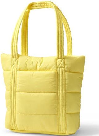 Lands End Wanderweight Ultralight Packable Tote Bag in Yellow Bliss at Nordstrom