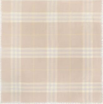 Burberry Giant Check Wool Scarf