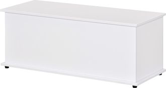 HOMCOM Homcom Panca Contenitore Multiuso Legno Per Camera Ingresso Bianco 100x40x40cm