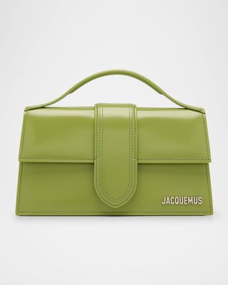 Jacquemus Le Grand Bambino Leather Crossbody Flap Bag