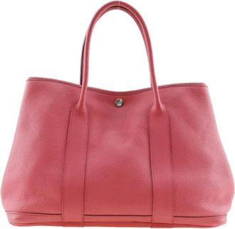 Herm&egrave;s Pre-owned Fabric handbags - Dames - Vintage Handtas - Roze - ONE Size - Vintage