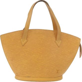 Louis Vuitton Saint Jacques Epi Yellow Leather Handbag (Pre-Owned)