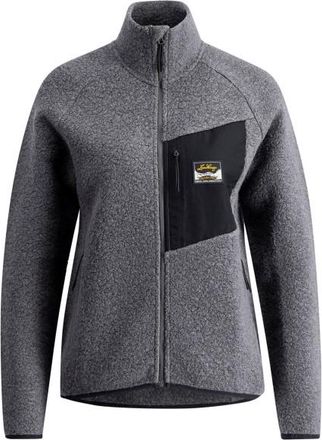 Lundhags Flok Wool Pile Fleecejacke für Damen | grau
