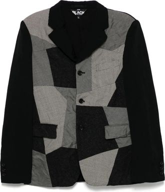 Comme Des Garçons Blazer con inserti - Nero