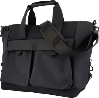 Rains Unisex Otaru Weekend Bag Small W3 Travel - Rains Synthetic Black Travel-Bags