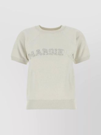 Maison Margiela crew neck cotton sweatshirt