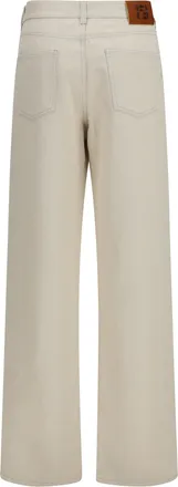 Fendi Womens Jeans Ff Reverse Ginestra-26 Cotton