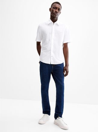 BOSS Mens Delaware dark blue jean Slim fit