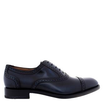 Ferragamo Cap-Toe Oxford Brogue Shoes, Size 9 EE