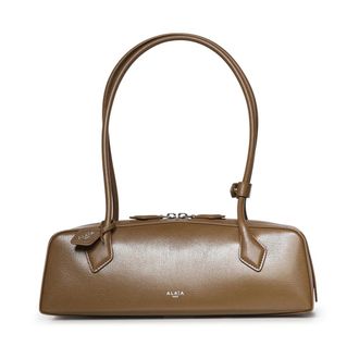 Alaia Le Teckel Medium Shoulder Bag - female - Ala&iuml;a - Shoulder Bags - Brown - ONE SIZE - Bags