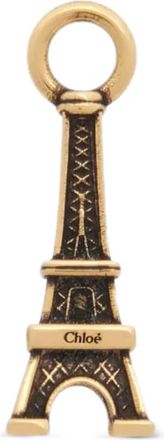 Chlo&eacute; Alphabet Eiffel Tower charm - women - Brass - One Size - Gold