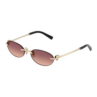 Tiffany & Co. Ovale Zonnebril - unisex - Accessoires - Geel - Maat: 56 MM