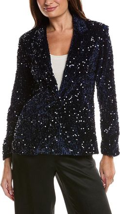 Nanette Lepore Velvet Sequin Jacket