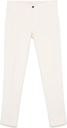 Incotex Slim-fit broek - Heren - Slim Fit Broeken - Wit - W38 - Katoen - Broeken
