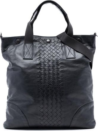 Bottega Veneta Pre-owned Bottega Veneta Intrecciato Trimmed Nappa Convertible Tote B00213740C