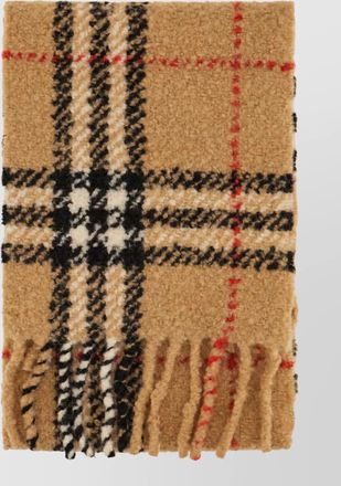 Burberry alpaca wool embroidered scarf