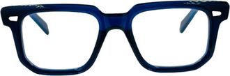 Cutler and Gross Modernist Square Frame - Blauw - Dames - Brillen - Blauw - 50 MM - Accessoires