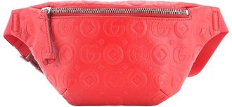 Gucci Red Embossed Leather Childrens Belt Bag (Authentic Pre-Loved)