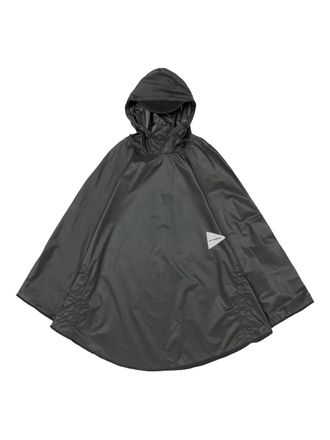 And Wander hooded coat - men - Nylon - One Size - Black