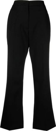 Jil Sander Black Trouser 01 Tailored Bootcut Trousers