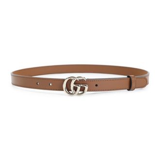 Gucci Brown Logo Buckle Belt