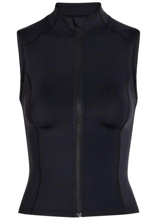 Tala Skinluxe Sleeveless Stretch-jersey Jacket - Black - XL (UK16 / XL)