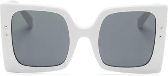 Dolce & Gabbana Eyewear Occhiali da sole oversize - Bianco