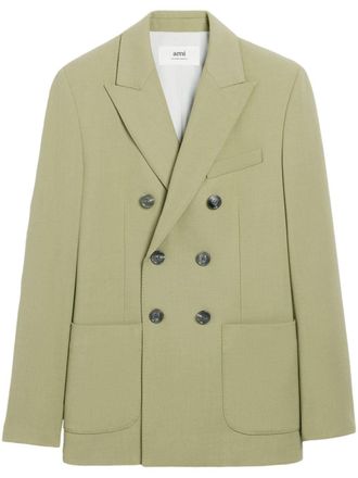 Ami Blazer met dubbele rij knopen - Groen