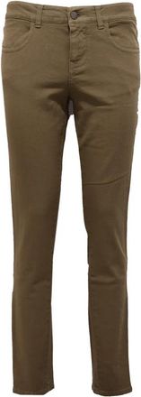 Stella McCartney Slim-fit Jeans - Dames - Slim Fit Jeans - Groen - W29 - Denim - Jeans