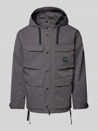 Carhartt Work in Progress Jacke mit Kapuze Modell BALTO in Anthrazit, Gr&ouml;&szlig;e S