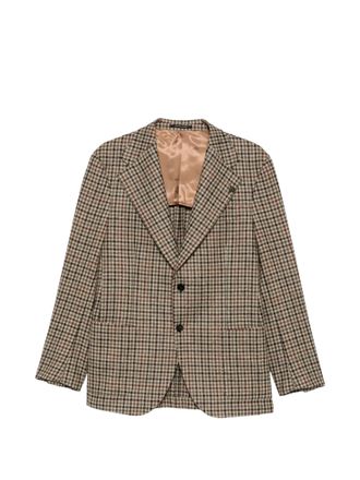 Gabriele Pasini Check Peak-Lapel Blazer