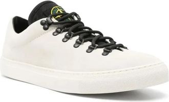 Stone Island Low-Top Sneaker - Compass-Patch Sneakers - Gr. 41 (EU) - in Weiß - für Damen