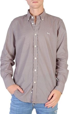 Harmont & Blaine Katoenen Shirt Geometrische Print
