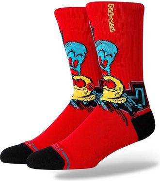 Stance Waka Waka Waka Knee High Socks Shoes Red : MD (US Mens Shoe 6-8.5 - Womens Shoe 8-10.5), Cotton/Nylon/Polyester