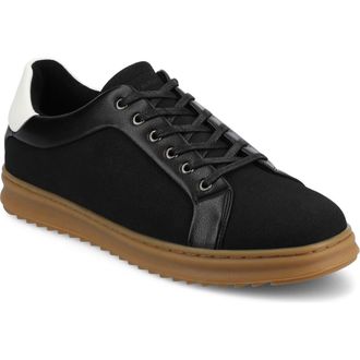 Vance Co. Robby Vegan leather Casual Sneaker in Black Suede at Nordstrom Rack, Size 10.5