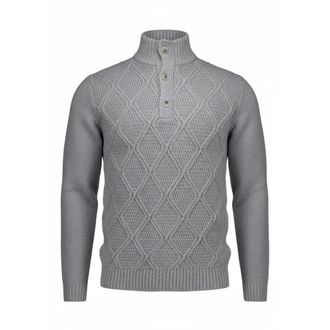 Gentiluomo Turtle LS - Knitwear - Hombre - Gris - XL