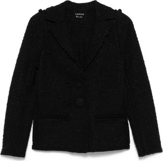 Lanvin Giacca bouclé anni 2010 - Nero