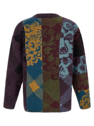 Dries Van Noten Jacquard Wool and Alpaca Sweater - Multicolor