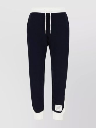 Thom Browne cotton color block track pants