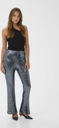 Kaffe Casual broek KAlau Casual broek Regular fit silver