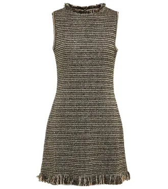 Oscar De La Renta Miniabito in tweed