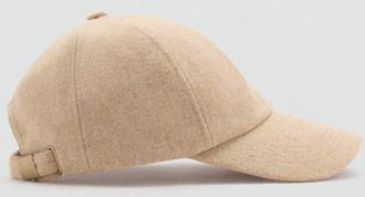 Mango Cappellino visiera sabbia - Donna - Taglia unica - MANGO
