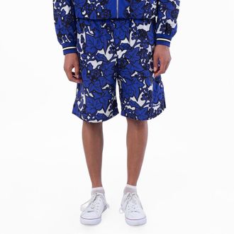 Burberry Ivy Printed Nylon Shorts, Size X-Large