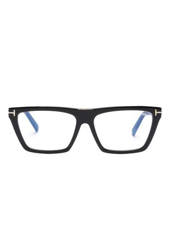 Tom Ford Eyewear rectangular-frame glasses - Black