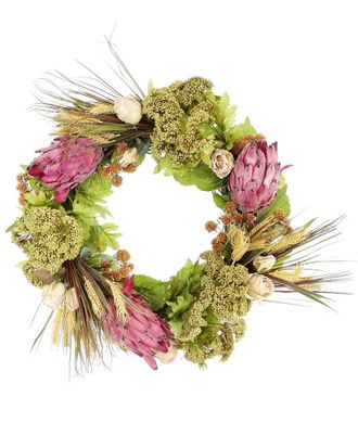 Creative Displays Inc. Handmade Assorted Fall Hydrangeas With Heathers In Planter