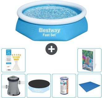 Bestway Piscina Bestway Fast Set Redonda - 244x61 Cm - 7-piezas S341