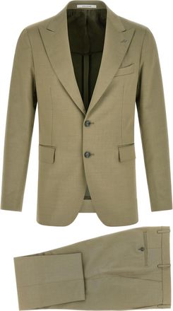 Tagliatore Bicolor Virgin Wool Two-Piece Mens Suit