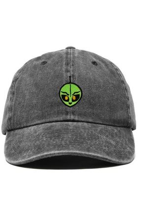 Dalix Duder Alien Dad Cap in Washed Black at Nordstrom