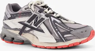New Balance Unisex Mesh Sneakers 1906 Grey Mesh-Nylon-Rubber Trainers Mesh/nylon/rubber